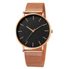 Men's Watches Ultrathin Simple Band Alloy Stainless Steel Belt Round Dial Leisure Style