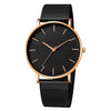 Men's Watches Ultrathin Simple Band Alloy Stainless Steel Belt Round Dial Leisure Style