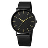 Men's Watches Ultrathin Simple Band Alloy Stainless Steel Belt Round Dial Leisure Style