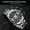 Men's Waterproof Alloy Strap Round Dial Business Style Watch
