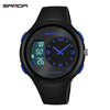 Men's Waterproof Multifunctional Luminous Outdoor Sports Watch With Resin Case And Mineral Strengthened Glass Mirror Round Dial