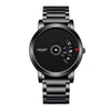 Men's Waterproof Ultrathin Quartz Watch With Stainless Steel Strap Alloy Case And Round Dial