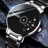 Men's Waterproof Watches Automatic Movement Leisure Style Round Dial Steel Case Mineral Strengthened Glass Mirror