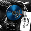Men's Waterproof Watches Automatic Movement Leisure Style Round Dial Steel Case Mineral Strengthened Glass Mirror