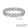 Men's Widefaced Stainless Steel Strap Gold Fashion Bracelet