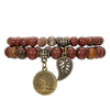 Men's Woven Bracelet Stone Geometric Manual Style Tiger Eye Stone Black Agate