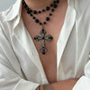 Men's Zinc Alloy Geometric Cross Handmade Necklace