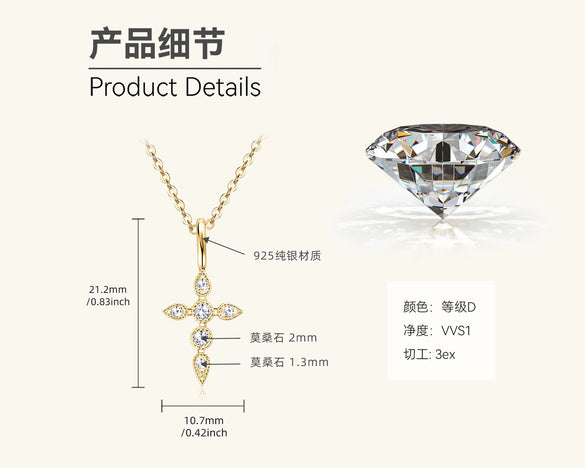 Mermaid Tear Necklace 925 Sterling Silver Geometric Fishing Line Chain Gold Plated Women's