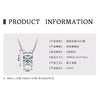 Mermaid Tears Necklace Moissanite Clavicle Chain S925 Sterling Silver Geometric Style