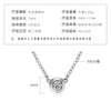 Mermaid Tears Necklace Moissanite Clavicle Chain S925 Sterling Silver Geometric Style