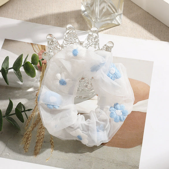 Mesh Hair Band Fabric Handmade Fresh Women's Hair Accessories