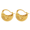 Mesh Hemispherical 316L Stainless Steel Gold Plated Electroplated Geometric Women's Earrings