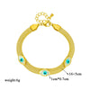 Mesh Stainless Steel Oval Eye Bracelet Electroplating Women's