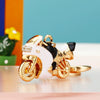 Metal Airplane Cute Style Keychain For Women
