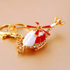Metal Airplane Cute Style Keychain For Women