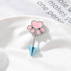 Metal Animal Zodiac Electroplated Cat Claw Cartilage Piercing Jewelry