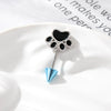 Metal Animal Zodiac Electroplated Cat Claw Cartilage Piercing Jewelry