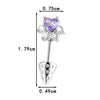 Metal Animal Zodiac Style Electroplated Personality Piercing Jewelry For Women
