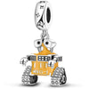 Metal Bead Bracelet With Hot Air Balloon Pendant Electroplating Totem Pattern Cute Fashion Cartoon Style