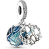 Metal Bead Bracelet With Hot Air Balloon Pendant Electroplating Totem Pattern Cute Fashion Cartoon Style