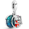Metal Bead Bracelet With Hot Air Balloon Pendant Electroplating Totem Pattern Cute Fashion Cartoon Style