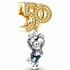 Metal Bead Bracelet With Hot Air Balloon Pendant Electroplating Totem Pattern Cute Fashion Cartoon Style