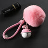 Metal Bell Braided Rope Girl Cute Creative Keychain Schoolbag Pendant