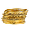 Metal Bohemian Retro Exaggerated Mix And Match Hollow Love Geometric Iron Electroplated Bracelet Jewelry