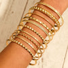 Metal Bohemian Retro Exaggerated Mix And Match Hollow Love Geometric Iron Electroplated Bracelet Jewelry