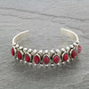 Metal Bohemian Style Turquoise Open Electroplated Bracelet With Retro Pattern For Female