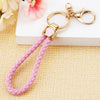 Metal Braided Rope Cartoon Key Chain For Girls