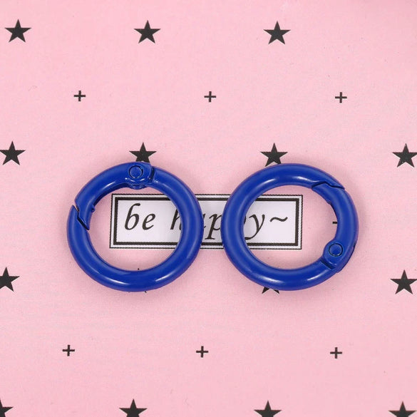 Metal Candy Color Paint Door Buckle Spring Ring Bag Chain Buckle Key Chain Accessories