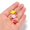 Metal Candyshaped Oildrip Pendant Jewelry Accessory