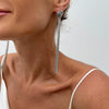 Metal Chain Geometric Knotted Tassel Necklace For Women With Electroplating