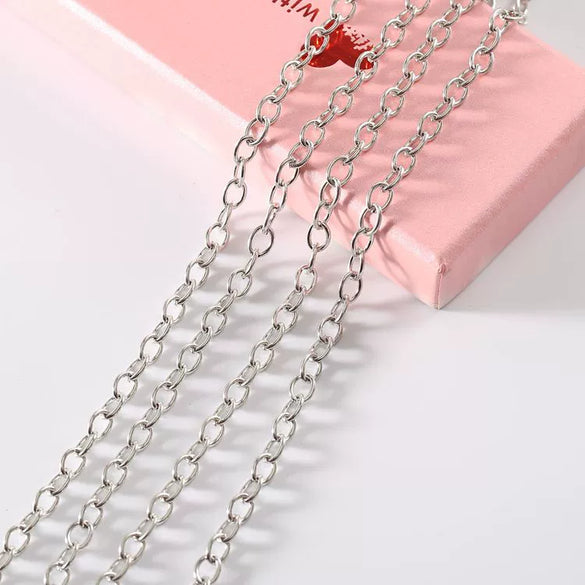 Metal Chain Jewelry Accessories With Tassels Electroplated