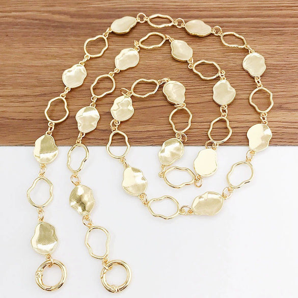 Metal Chain Mobile Phone Slung Chain With Clip Antifall Mobile Phone Lanyard Unisex Electroplating