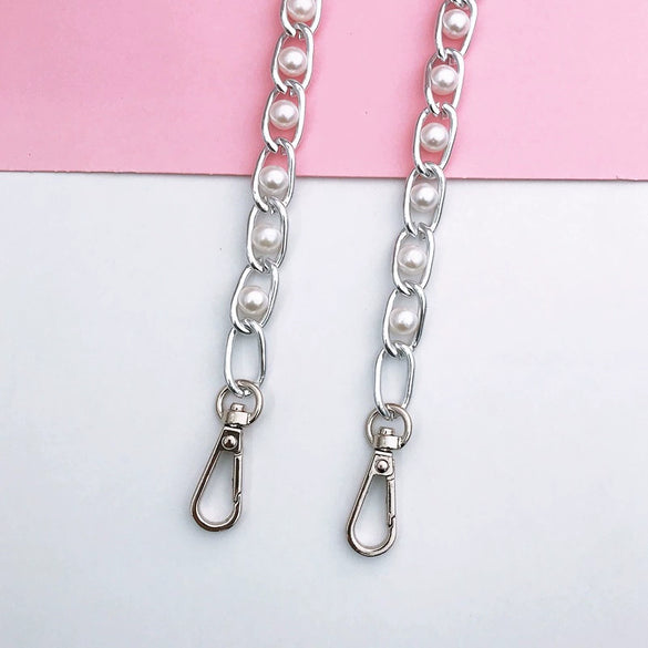 Metal Chain Mobile Phone Slung Chain With Clip Antifall Mobile Phone Lanyard Unisex Electroplating