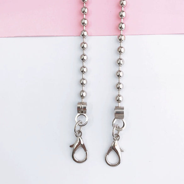 Metal Chain Mobile Phone Slung Chain With Clip Antifall Mobile Phone Lanyard Unisex Electroplating