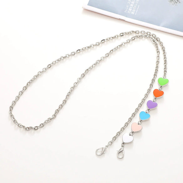 Metal Chain Mobile Phone Slung Chain With Clip Antifall Mobile Phone Lanyard Unisex Electroplating