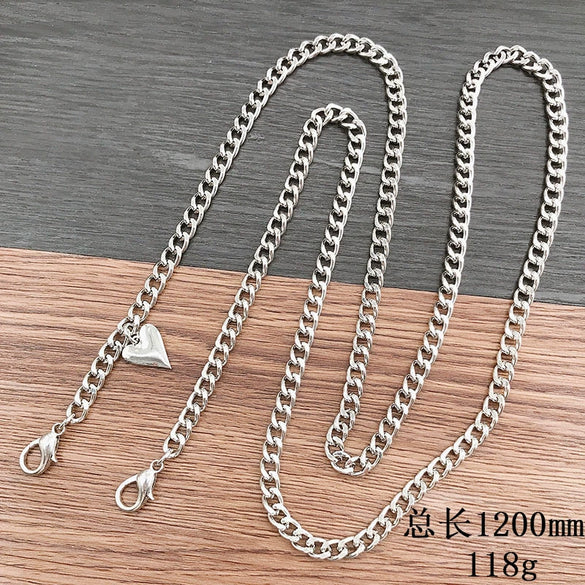 Metal Chain Mobile Phone Slung Chain With Clip Antifall Mobile Phone Lanyard Unisex Electroplating