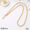Metal Chain Mobile Phone Slung Chain With Clip Antifall Mobile Phone Lanyard Unisex Electroplating