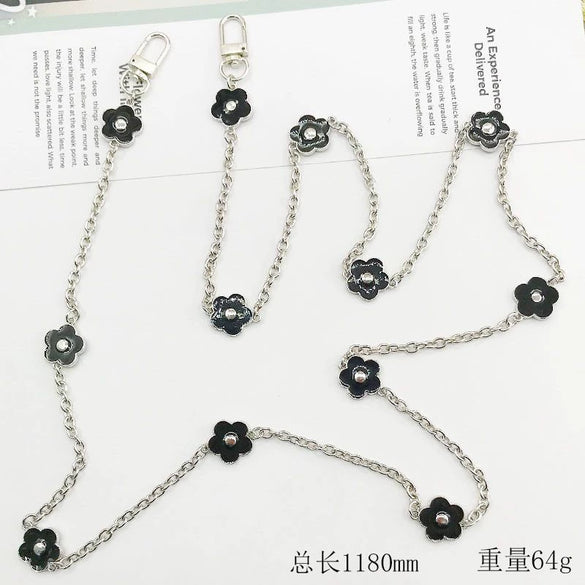 Metal Chain Mobile Phone Slung Chain With Clip Antifall Mobile Phone Lanyard Unisex Electroplating