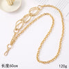 Metal Chain Mobile Phone Slung Chain With Clip Antifall Mobile Phone Lanyard Unisex Electroplating