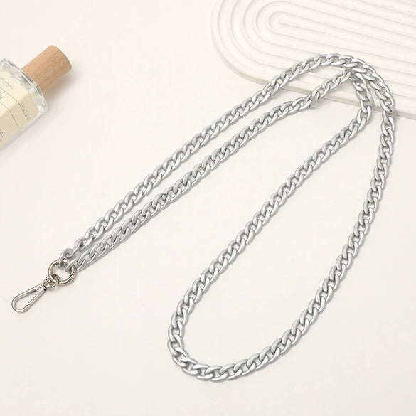 Metal Chain Mobile Phone Slung Chain With Clip Antifall Mobile Phone Lanyard Unisex Electroplating