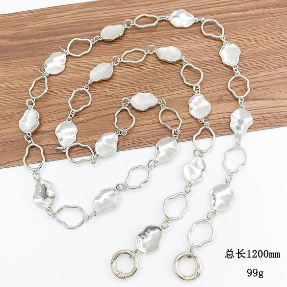 Metal Chain Mobile Phone Slung Chain With Clip Antifall Mobile Phone Lanyard Unisex Electroplating