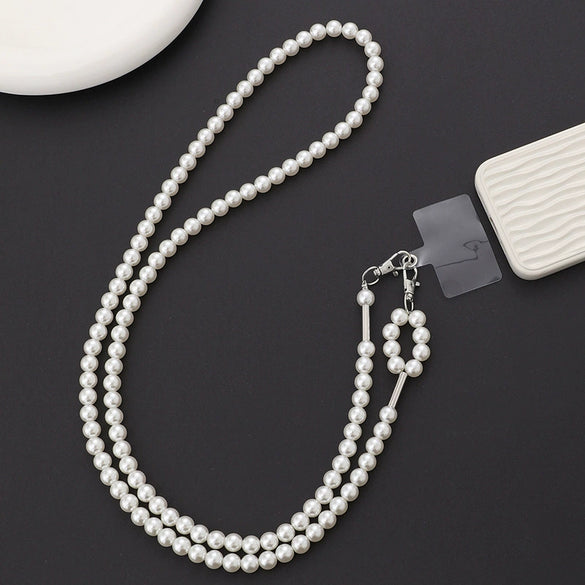 Metal Chain Mobile Phone Slung Chain With Clip Antifall Mobile Phone Lanyard Unisex Electroplating