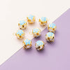 Metal Cloisonne Style Hollow Flower Ball Bell Pendant Handmade Decorative Accessory With Dripping Oil Craft