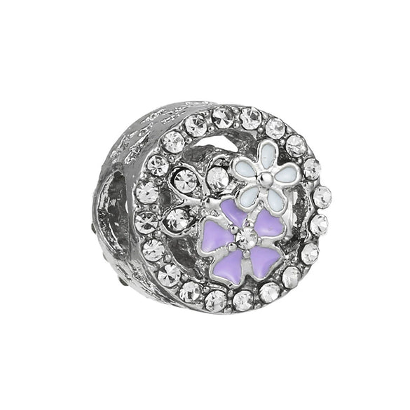 Metal Crystal Beaded Jewelry With Totem Pattern And Electroplating Process Including Bracelet Accessories Beads Pendant Charm