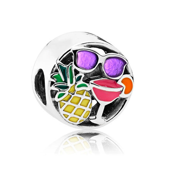 Metal Crystal Beaded Jewelry With Totem Pattern And Electroplating Process Including Bracelet Accessories Beads Pendant Charm