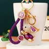 Metal Cute Flying Rabbit Car Keychain And Bag Pendant Creative Gift